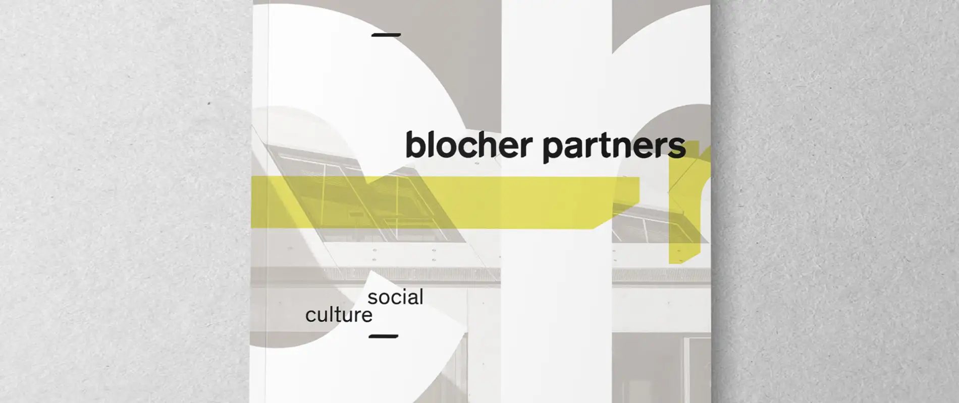 Corporate Publishing - blocher partners - tpenraum - Yearbook 2016 - cover page social culture