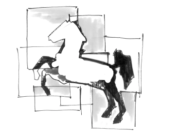 Branding - Lower Saxony’s State Parliament in Hannover - logo sketch