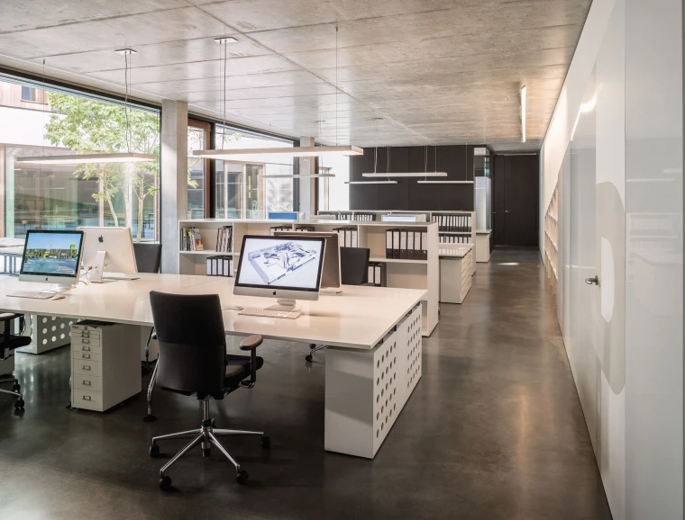 Office building - new construction - according to DGNB Platinum certification - workspace