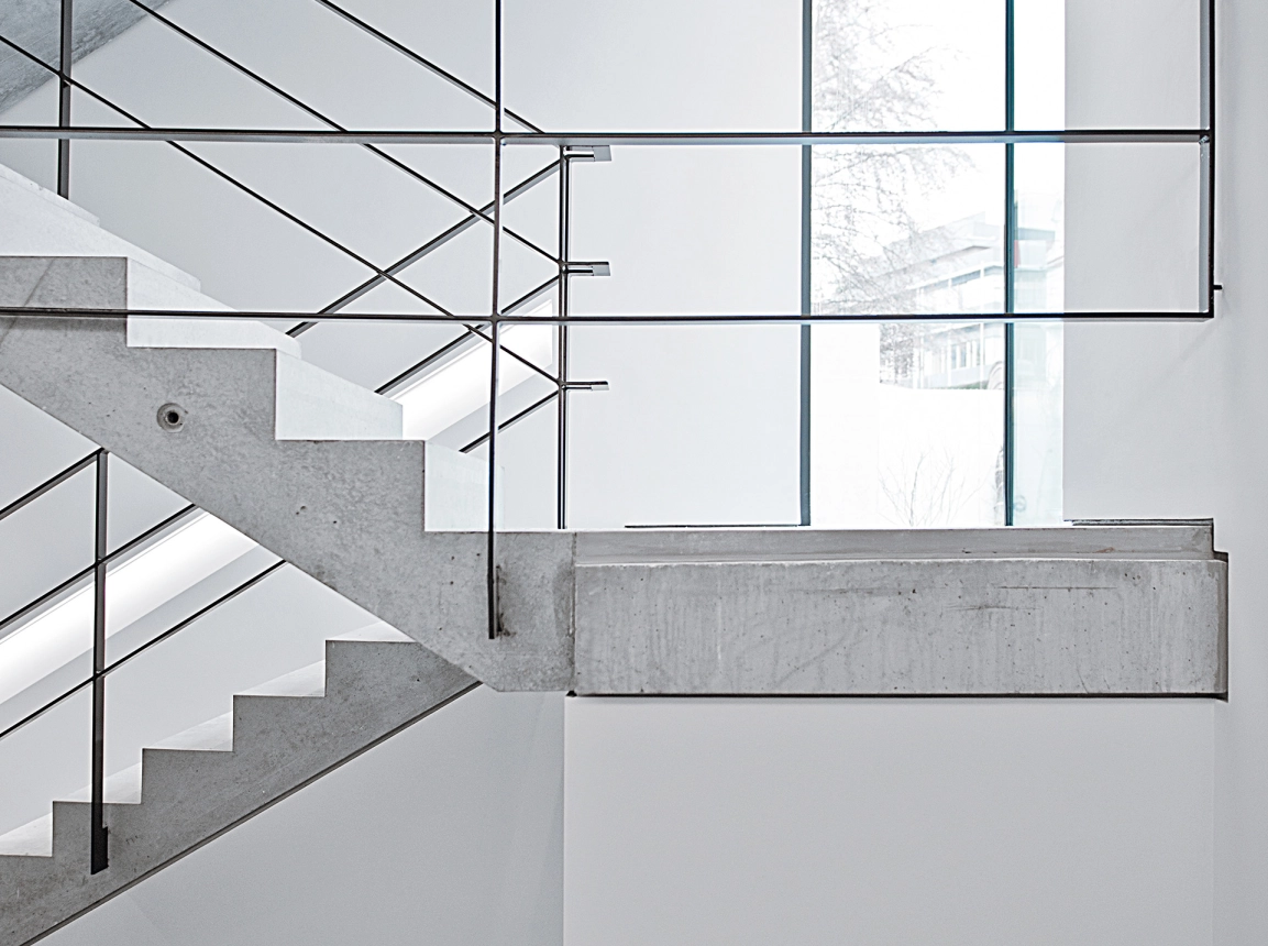 Office building - new construction - according to DGNB Platinum certification - stairs