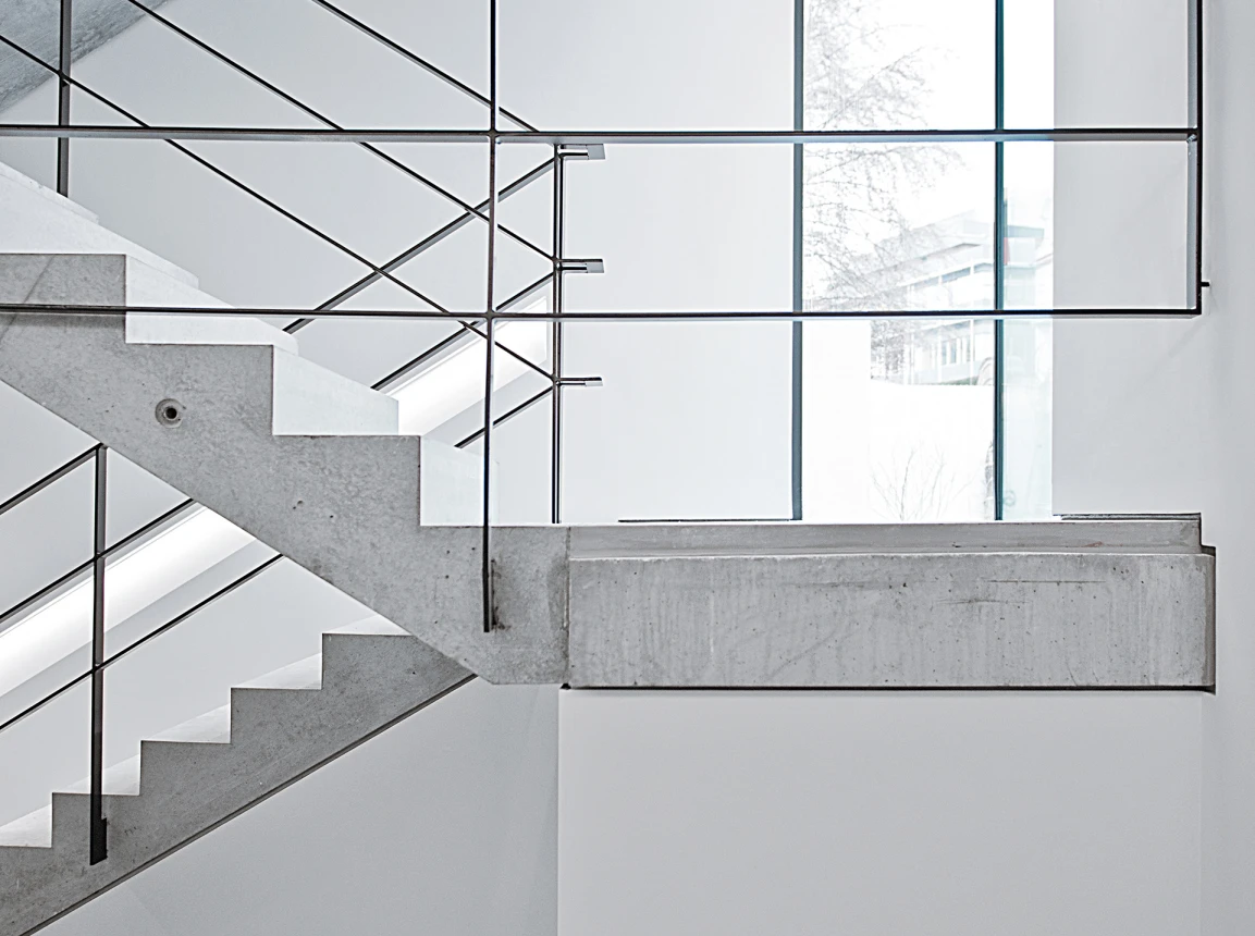 Office building - new construction - according to DGNB Platinum certification - stairs