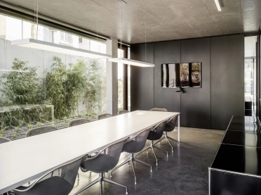 Office building - new construction - according to DGNB Platinum certification - conference room