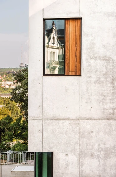 Office building - new construction - according to DGNB Platinum certification - window detail