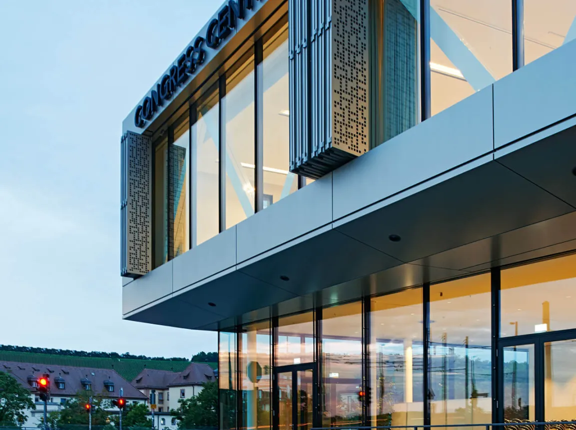 Congress Centrum Würzburg Umbau Erweiterung Fassade