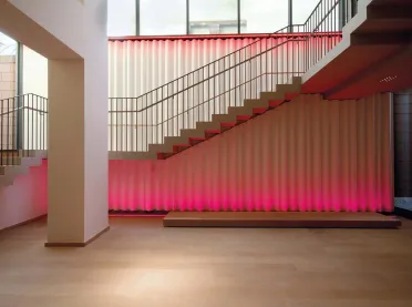 Rebuild of the film museum in Frankfurt - indoor stair