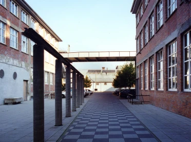 service centre and academy of public administration - Revitalisation and conversion - Work centre Weststadt Ludwigsburg - backyard overview