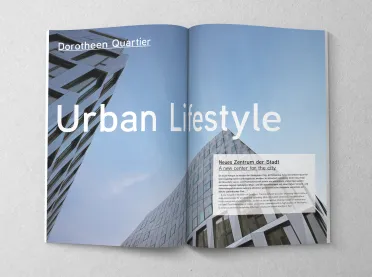 Design, editorial concept - Retail Real Estate Report 2018 - by Colliers International Stuttgart - inside 3