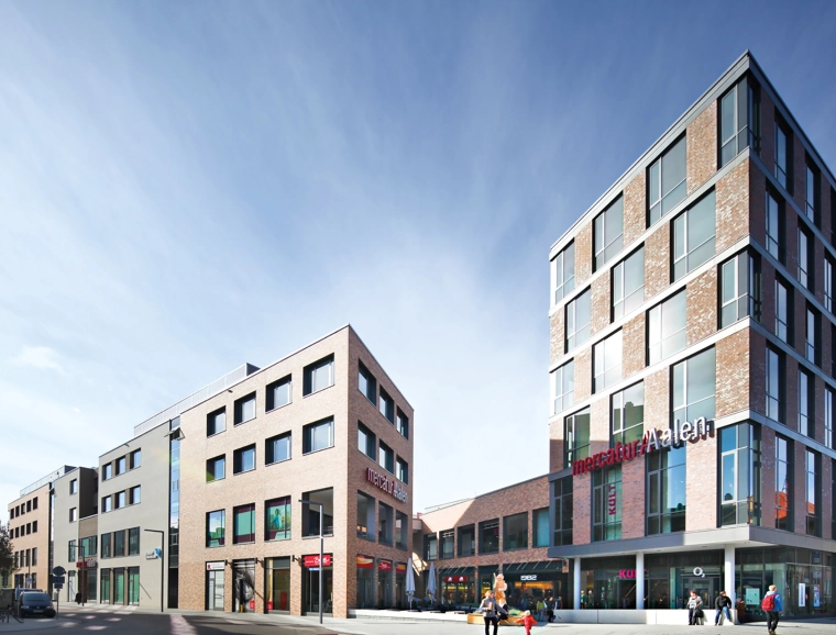 mercatura Aalen Quartier Innenstadt Fassade