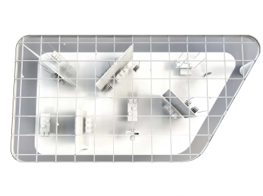 ceiling rail system - Multi-Lane - vitra - for trade office and fair - rail system arrangement from above