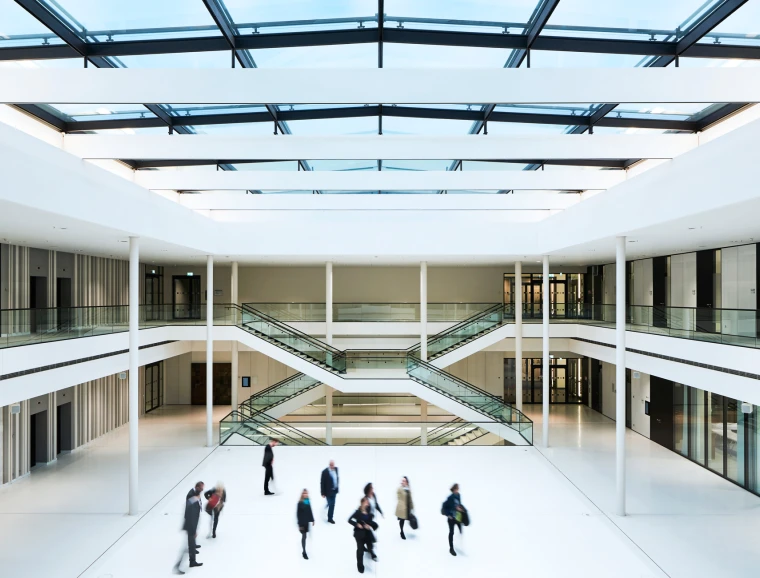 plenar hall - renovation and redesign - Lower Saxony’s State Parliament in Hanover - foyer