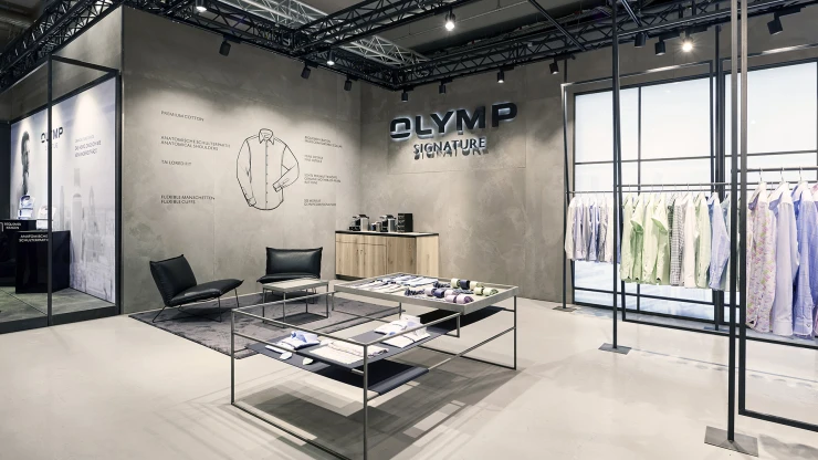 Messestand von Olymp Signature auf der Premium Berlin 2017