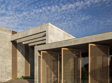 Private Residence Ahmedabad - new construction - terrace - facade design - material - composition