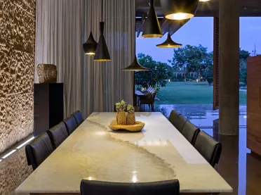 Private Residence Ahmedabad - new construction - indoor - dining area