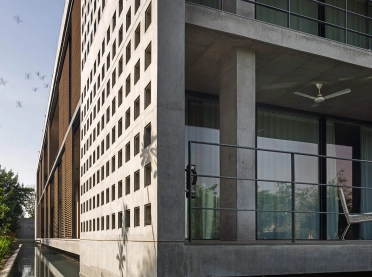 Private Residence Ahmedabad - new construction - terrace - facade design - structure