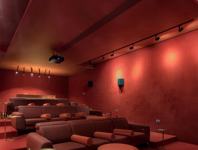 Private Residence Ahmedabad - new construction - indoor - cinema