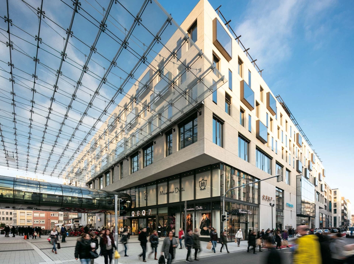 Fassade q 6 q 7 Mannheim Neubau