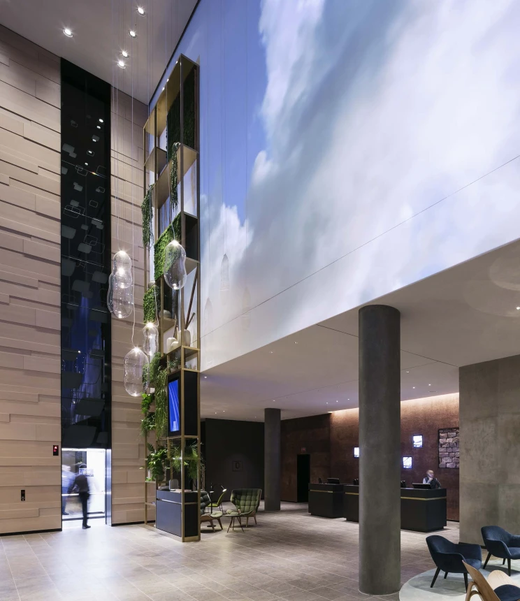 hotel - four star superior - new construction - Radisson Blu Mannheim - Q6Q7 - lobby - entrance hall