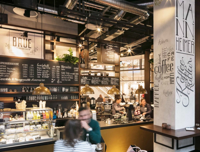 Neubau Radisson Blu Mannheim Hotel Fassade Innen