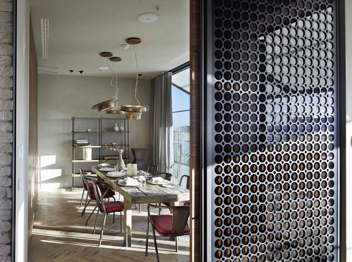 gourmet restaurant - new construction - Restaurant Opus V Mannheim - engelhorn - private dining table - daylight