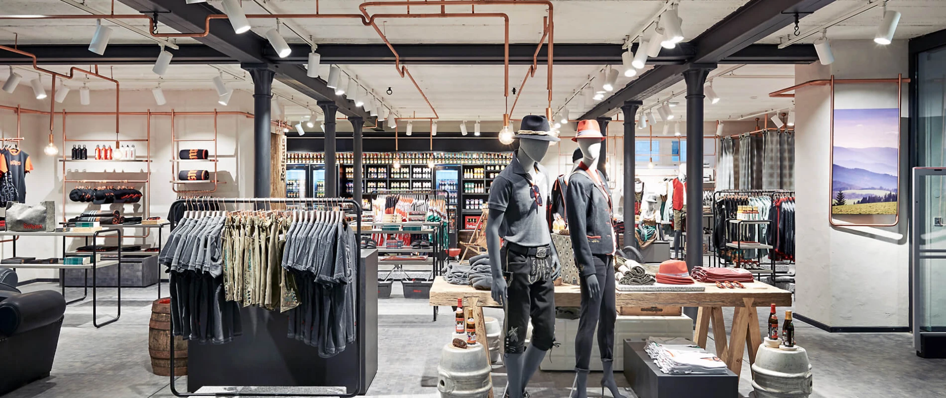 brewery fanshop - beer - conception and realization - Rothaus Grafenhausen - store overview