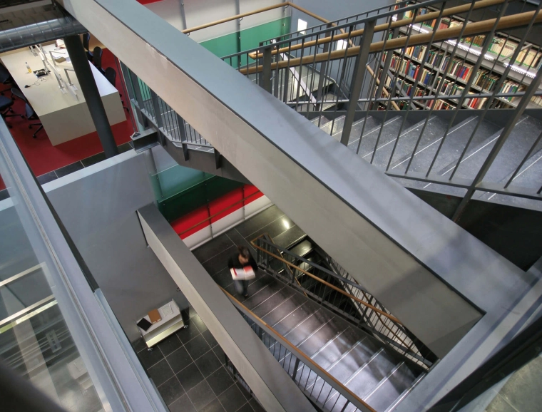 Revitalisation - Castle of Mannheim - library  stairwell