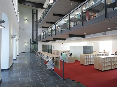 Revitalisation - Castle of Mannheim - library overview and galleries