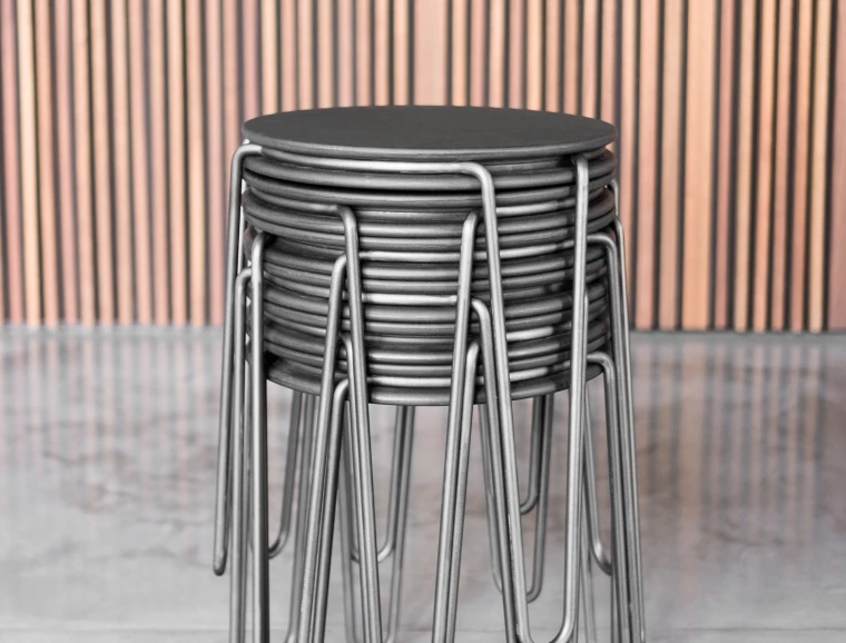 Stool - Bender - designed by blocher partners - stackable