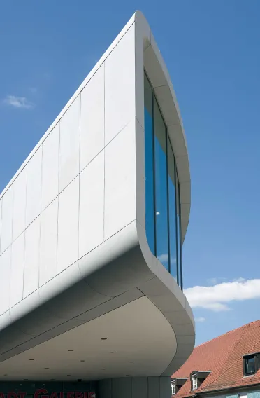 Stadtgalerie Heilbronn Einkaufszentrum Neubau Fassade