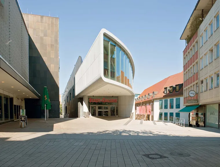 Stadtgalerie Heilbronn Einkaufszentrum Neubau Fassade