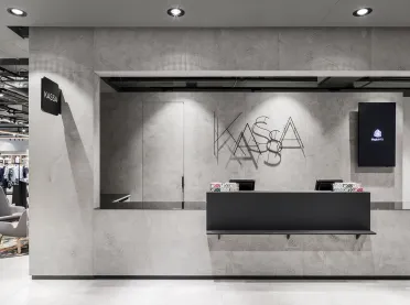 department store - new design - Stockmann Tapiola - cashpoint - concrete