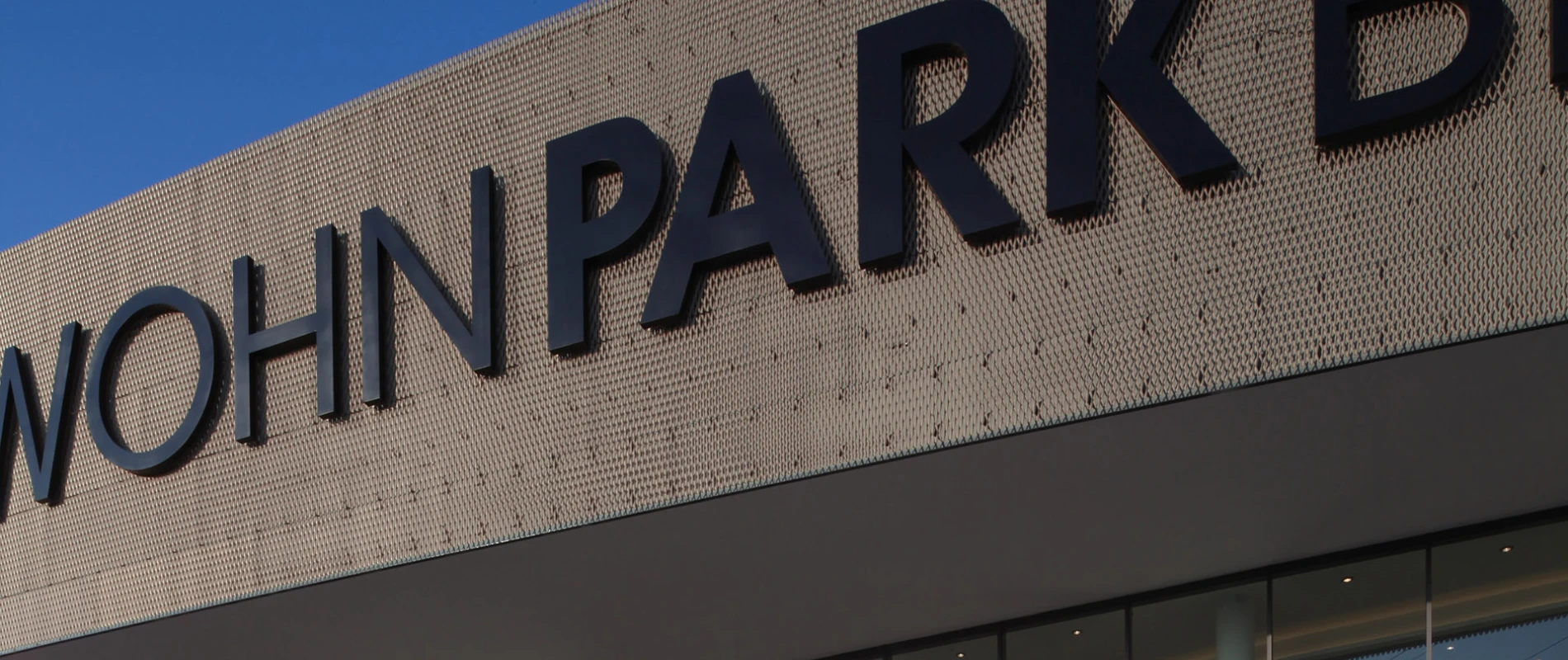 furniture store - DGNB certification regulations - Wohnpark Binzen - entrance - facade design 2